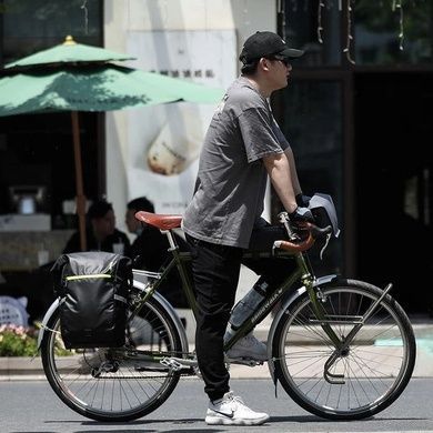 Сумка-рюкзак на багажник Rhinowalk Bicycle 24 л X20601 black RW145 фото