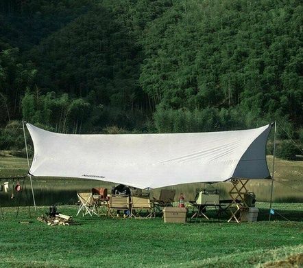 Тент для кемпинга Naturehike Moraine (с двумя стойками) 680х576 150D NH19TM004 gray 6927595741979 фото