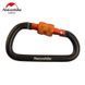 Карабин с муфтой Naturehike D-type 60 мм NH15A005-H black 6927595717400 &ndash; фото 2