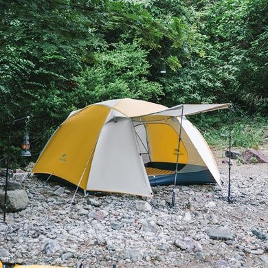 Палатка Naturehike Yunchuan III (3-х местный) 210T polyester CNK2300ZP024 желтый 6976023923661 фото Палатка Naturehike Yunchuan III (3-х местный) 210T polyester CNK2300ZP024 желтый 6976023923661 фото
