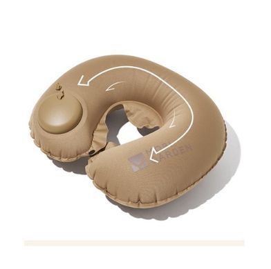 Подушка подголовник с насосом Mobi Garden NX22663028 sand 6941870590489 фото