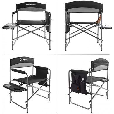 Стул раскладной KingCamp ASH KC1904 black/grey KC1904_BLACK/MEDIUMG фото