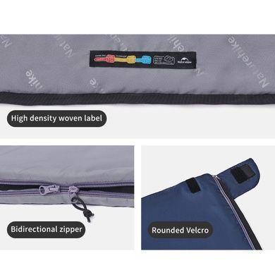 Спальный мешок Naturehike LW180 CNK2550WS026 Sunny Day PL01, (14&deg;C) XL коричневый 6977465868619 фото
