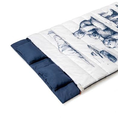 Спальный мешок Naturehike Double Sleeping Bag with Pillow "Polar bear" NH21MSD06