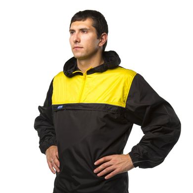 Куртка вітрозахисна Anorak XS burgundy/yellow