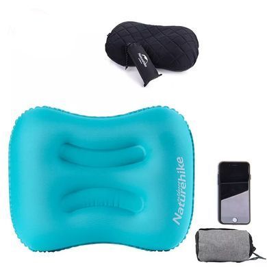 Подушка надувная Naturehike Ultralight TPU NH17T013-Z Turquoise Blue 6927595718254 фото