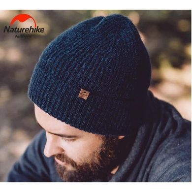 Шапка вовняна Naturehike NH17M010-Z темно-синій 6927595760499 фото