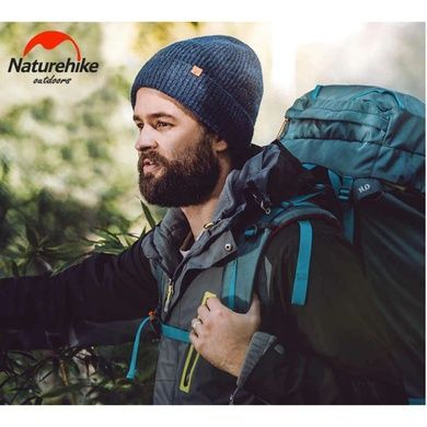 Шапка вовняна Naturehike NH17M010-Z темно-синій 6927595760499 фото