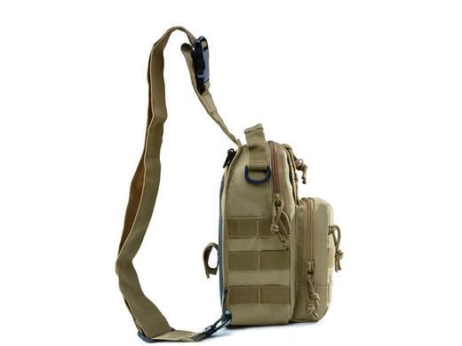 Сумка тактическая через плечо Smartex 3P Tactical 10 ST-050 khaki ST164 фото