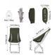 Кресло складное Naturehike New Backrest Chair YL06 NH18Y060-Z green 6927595795866 &ndash; фото 6