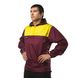 Куртка вітрозахисна Anorak XS burgundy/yellow