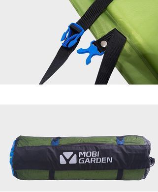 Коврик самонадувной двойной Mobi Garden Aquarius 30 мм NX19663002 green 6928405325723 фото