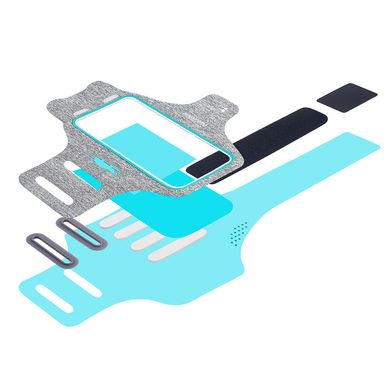 Чехол для телефона на руку Naturehike Sport arm bag L (6 inch) NH18B020-B dark blue