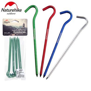 Кілочки Naturehike Hexagon 180 мм (6шт.) NH17D027-D red 6927595723371 фото