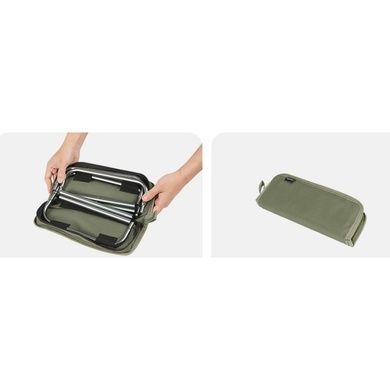Стул складной Naturehike CNK2550JJ011, алюминий, черный 6927595788417 фото