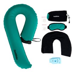 Набір для сну U-shaped inflatable pillow 20ZT NH20ZT004 blue