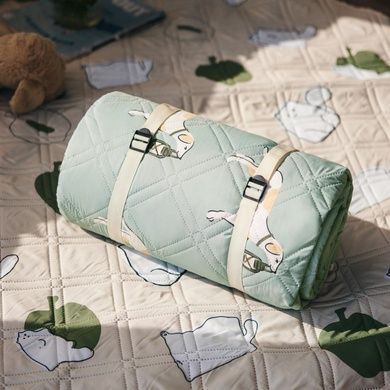 Коврик для пикника Naturehike CNK2350WS010 210*240 см, голубой с принтом 6976507661645 фото