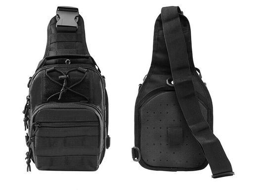 Сумка тактическая через плечо Smartex 3P Tactical 10 ST-050 black ST166 фото