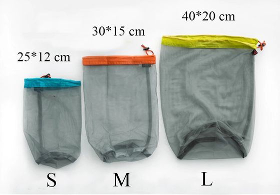 Мешок 3F Ul Gear Mesh bag 15D S gray