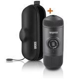 Портативна еспресо-кавоварка Wacaco Nanopresso сіра з чохлом, механічна, для меленої кави WNANOGRcase фото