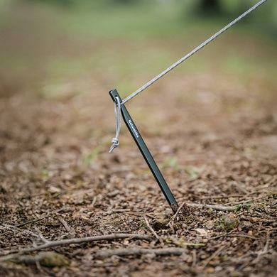 Кілки туристичні полегшені Naturehike CNK2650PJ014, прямі, 18 см, 6 шт, сірий 6927595712863 фото