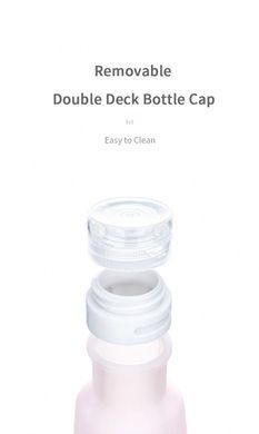Дорожный набор силиконовых бутылок 3шт 60 ml NH20LY012 pink/white/blue 6927595744857 фото
