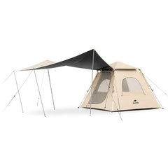 Палатка с навесом Naturehike Automatic III (3-х местный) 210T polyester CNK2300ZP014 бежевый