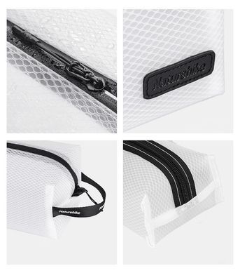 Косметичка Naturehike Mesh toiletry bag NH19SN010 white 6927595742495 фото