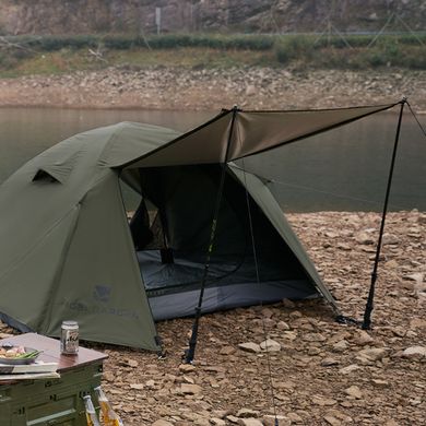 Палатка Mobi Garden Qr tent III 68D polyester (3х-местный) NX22561011 dark green