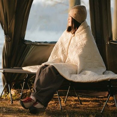 Ковдра з підігрівом Naturehike CNK2450PJ015, 95х190 см, бежева 6977465863362 фото