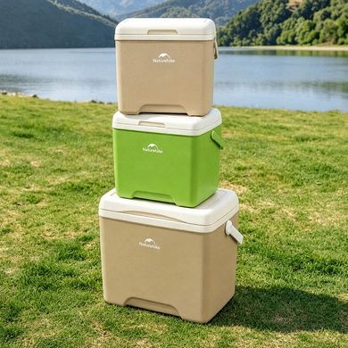 Туристичний холодильник Naturehike Whales PU CNK2450CF012, 32 л, світло-коричневий 6927595704769 фото