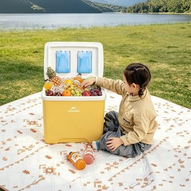 Туристичний холодильник Naturehike Whales PU CNK2450CF012, 32 л, світло-коричневий 6927595704769 фото