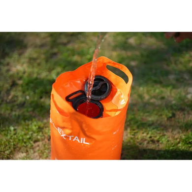 Душ портативний із ємністю та насосом Flextail Tiny Shower Bucket 20л orange TSB-700 фото