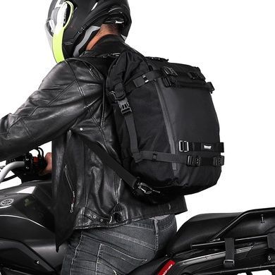 Сумка-рюкзак на багажник Rhinowalk Motorcycle 30 л MT21630 black RW137 фото