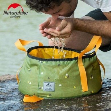 Ведро складное Naturehike New Folding Washbasin L 16 л NH18L010-P grey 6927595728215 фото