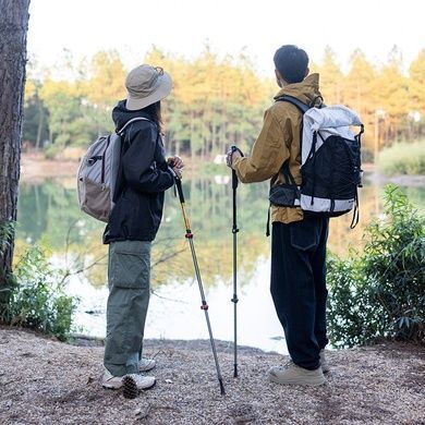 Трекинговые палки Naturehike ST 01 6061 3-с UPD (пара) NH17D001-Z зеленый 6975641885634 фото