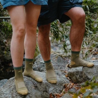 Шкарпетки туристичні високі Naturehike CYY2551FS011, L, зелений 6927595709498 фото