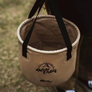 Відро складане Mobi Garden Bucket 10л NX21674001 khaki 6928405350268 фото
