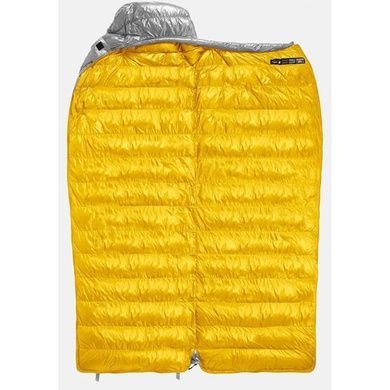 Спальник з натуральним пухом Naturehike CW700 CNK2450WS048 p-р L yellow-grey 6927595788103 фото