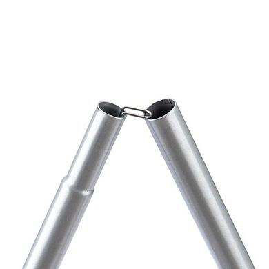 Комплект стійок для тенту Naturehike 2.4 м Steel poles 25 NH19PJ042 silver