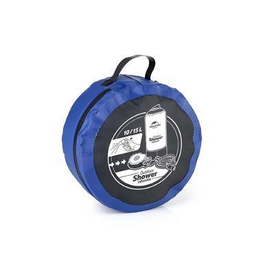 Душ похідний Naturehike 11 л NH17L101-D black/blue 6927595721872 фото