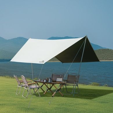 Намет чотиримісний автоматичний надувний із тентом Naturehike Ango CNK2550WS017 grey 6977465869883 фото