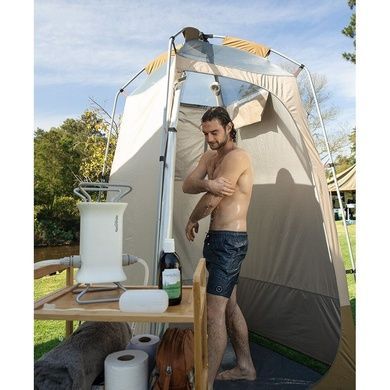 Намет санітарний Shower Tent 210T polyester NH21ZP005 коричневий 6927595779088 фото