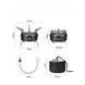 Горелка газовая трехконфорочная Naturehike CNK2450CF019 black 6975641889045 &ndash; фото 2