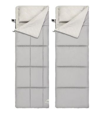 Спальный мешок Naturehike Double Sleeping Bag 2022 NH21MSD05 grayish brown 6927595782514 фото