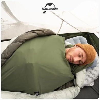 Вкладыш для спального мешка Naturehike nylon CNH22SD016 серо-голубой 6975641886556 фото