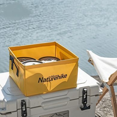 Відро складане Naturehike Square bucket 13 л NH19SJ007 black 6927595739051 фото