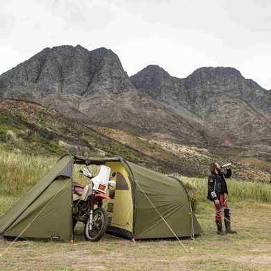 Палатка Naturehike Could Tourer Motercycle II (2-х местная) 40D NH19ZP013 green 6927595741986 фото