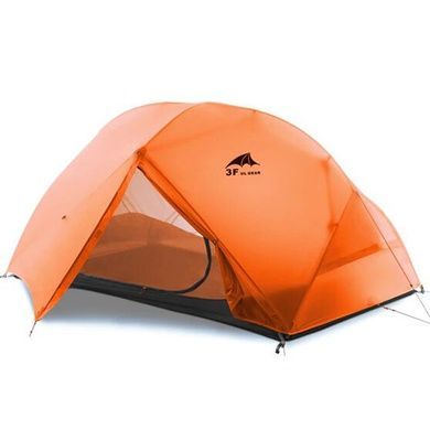 Палатка 3F Ul Gear Floating cloud I (1-местная) 15D nylon 4 season orange 6970919900026 фото