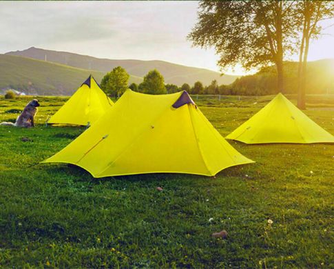 Палатка 3F UL GEAR Lancer (Lanshan) II (2-х местная) 210T polyester yellow